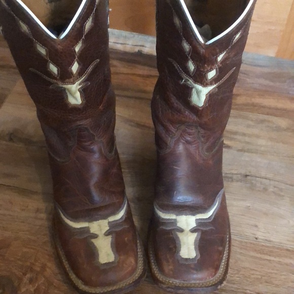 Unique Retired Tony Lama Longhorn Boots - Picture 3 of 7